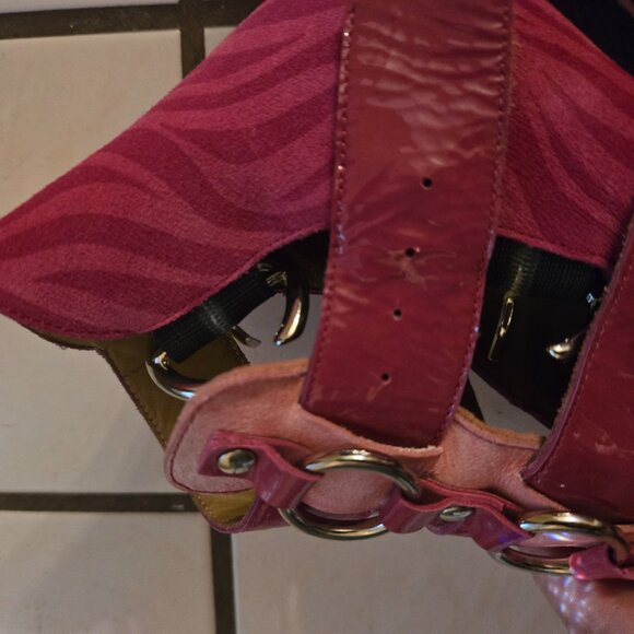 John Fluevog Tammie Rose Pink Zebra Sz. 7.5. $165 - Picture 6 of 6